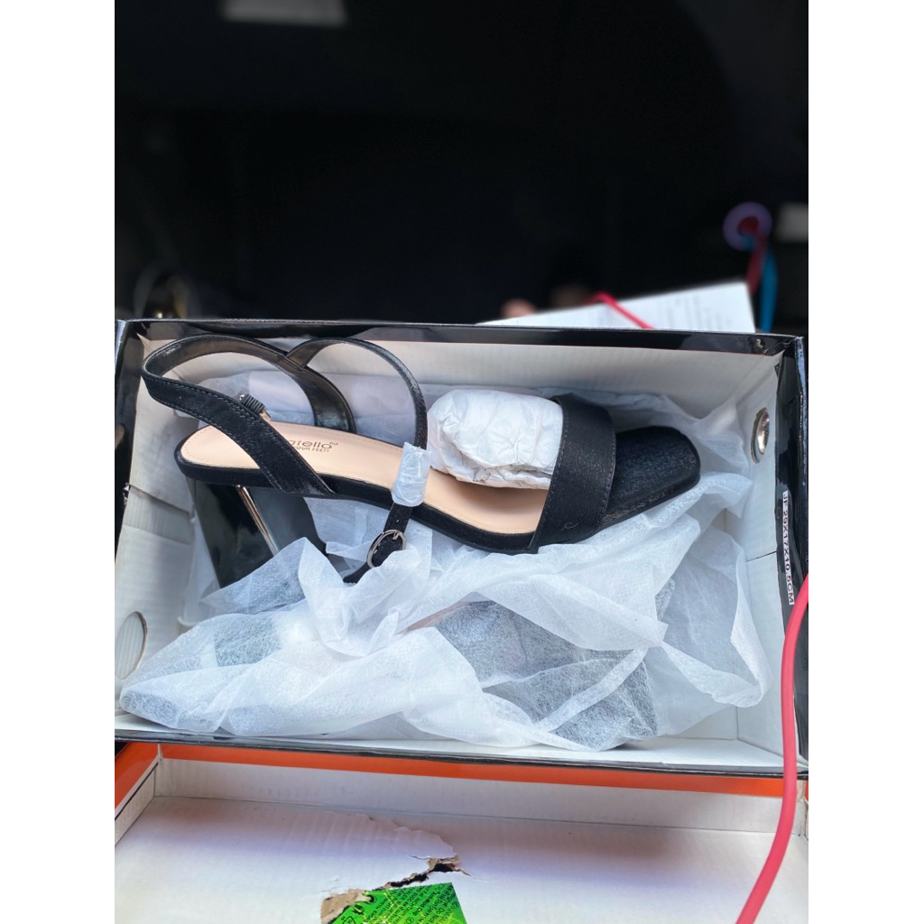 Sandal Heels Wanita hak tahu merk Donatello