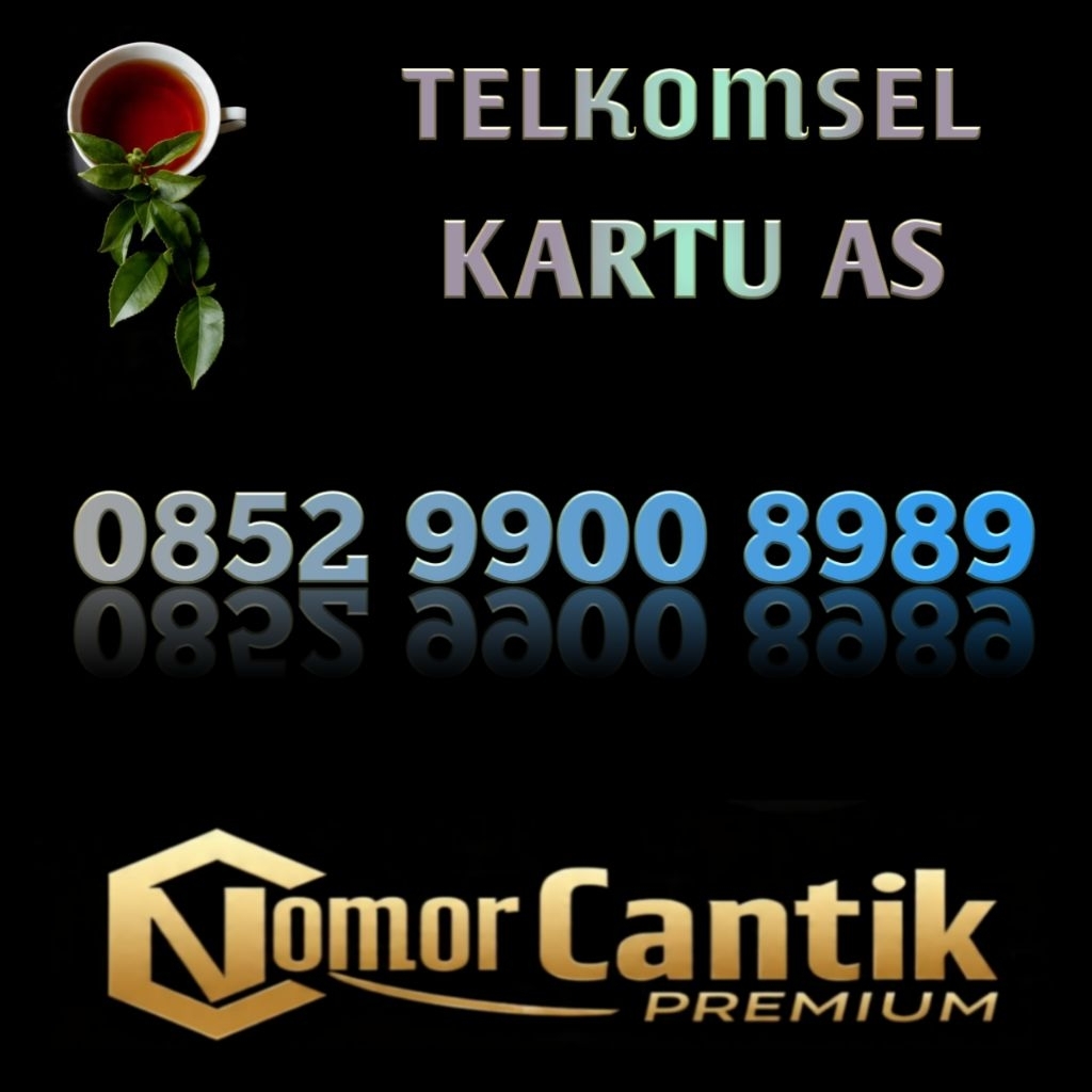 Nomor Cantik Premium Super Hoki Telkomsel Exsclusive Kartu AS Berkualitas Limited Edition 9900 8989