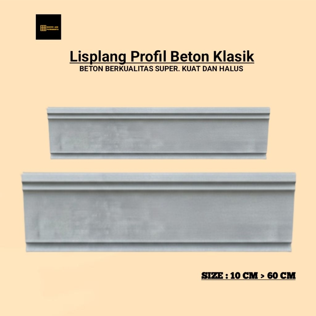 Lisplang Profil Beton List profil Tempel Beton Profil Tempel Beton