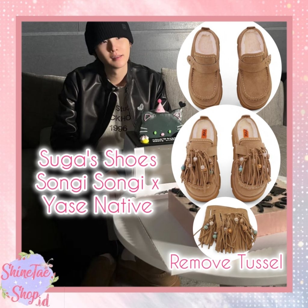 SUGA SHOES SONGI SONGI X YASE NATIVE (OFFICIAL PRE ORDER)