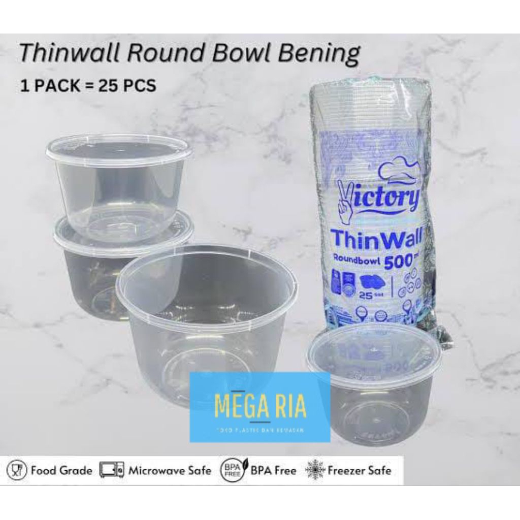 Thinwall Round Bowl 500ml