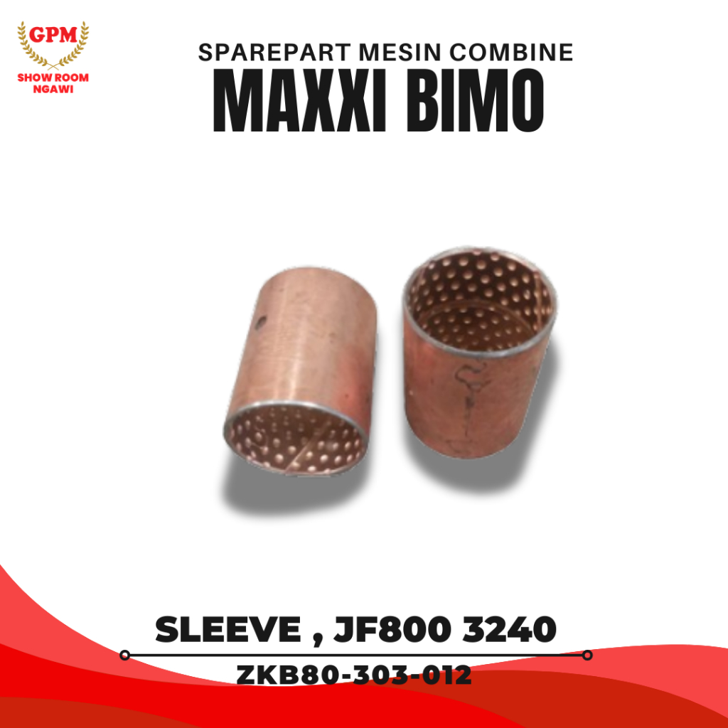 Sparepart Suku Cadang Untuk Sleeve JF800 3240 ZKB80-303-012 Mesin Panen Padi Combine Harvester MAXXI