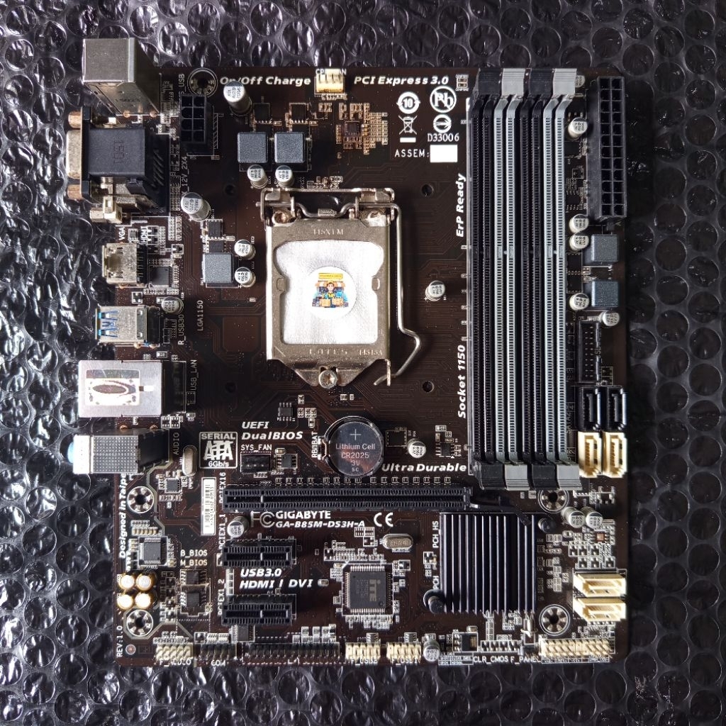Motherboard LGA 1150 GIGABYTE GA-B85M-DS3H-A [no display/matot]