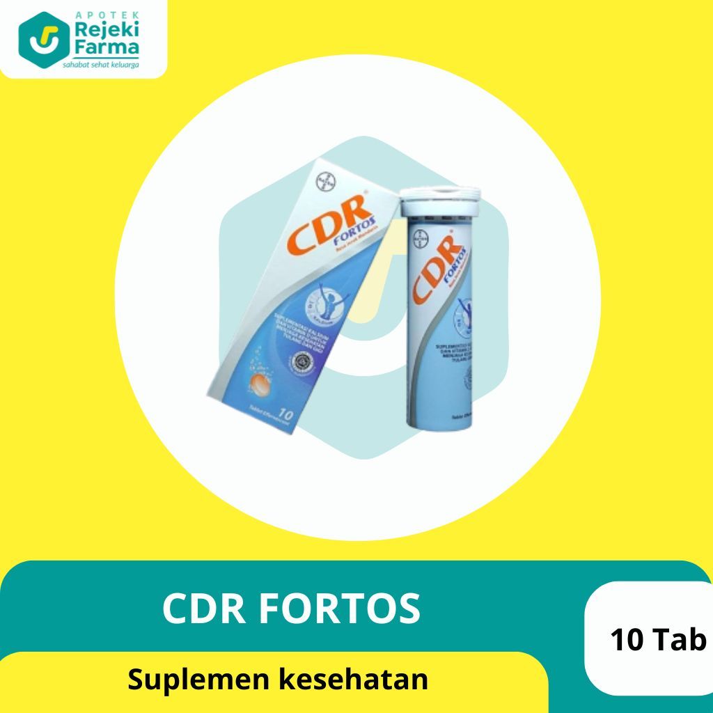 CDR Fortos suplemen kalsium rasa jeruk