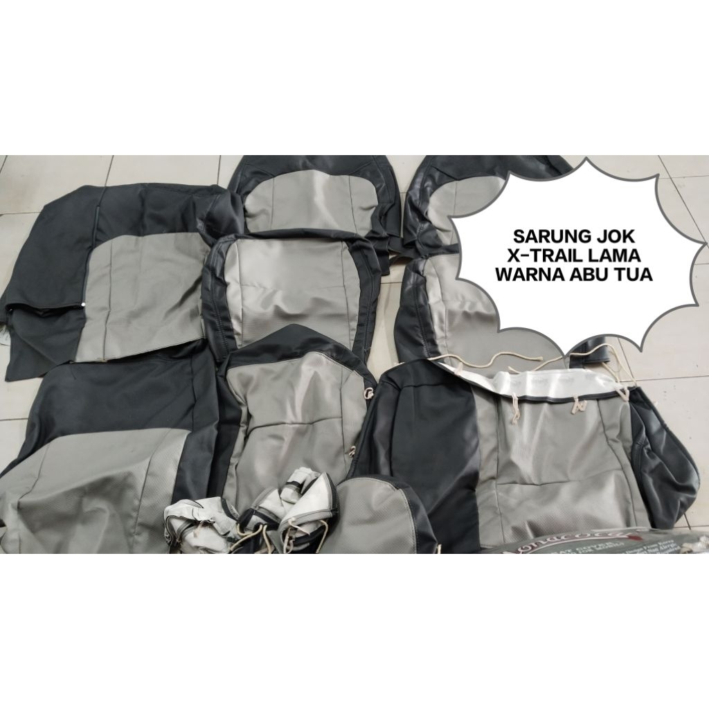 SARUNG JOK X-TRAIL LAMA WARNA HITAM+ABU