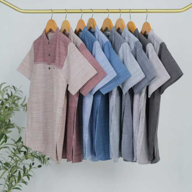 ILNAAF KURTA REMAJA Pendek - koko anak kombinasi