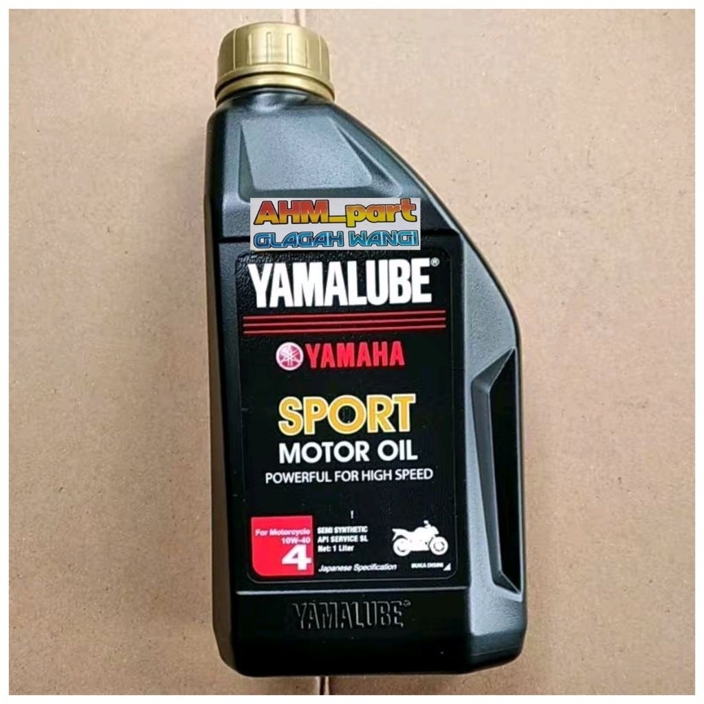 Oli YAMALUBE SPORT 1liter  vixion byson mx king 100% asli YAMALUBE