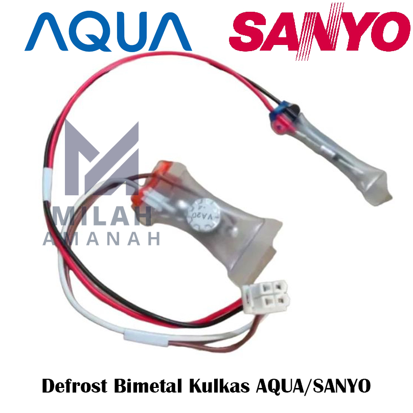 Bimetal Defrost Kulkas Sanyo Aqua 2 Pintu