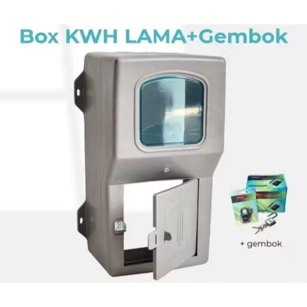 Box Meteran Listrik PLN KWH Meter Pasca Bayar Model Lama Ukuran Besar 35x17x15 cm