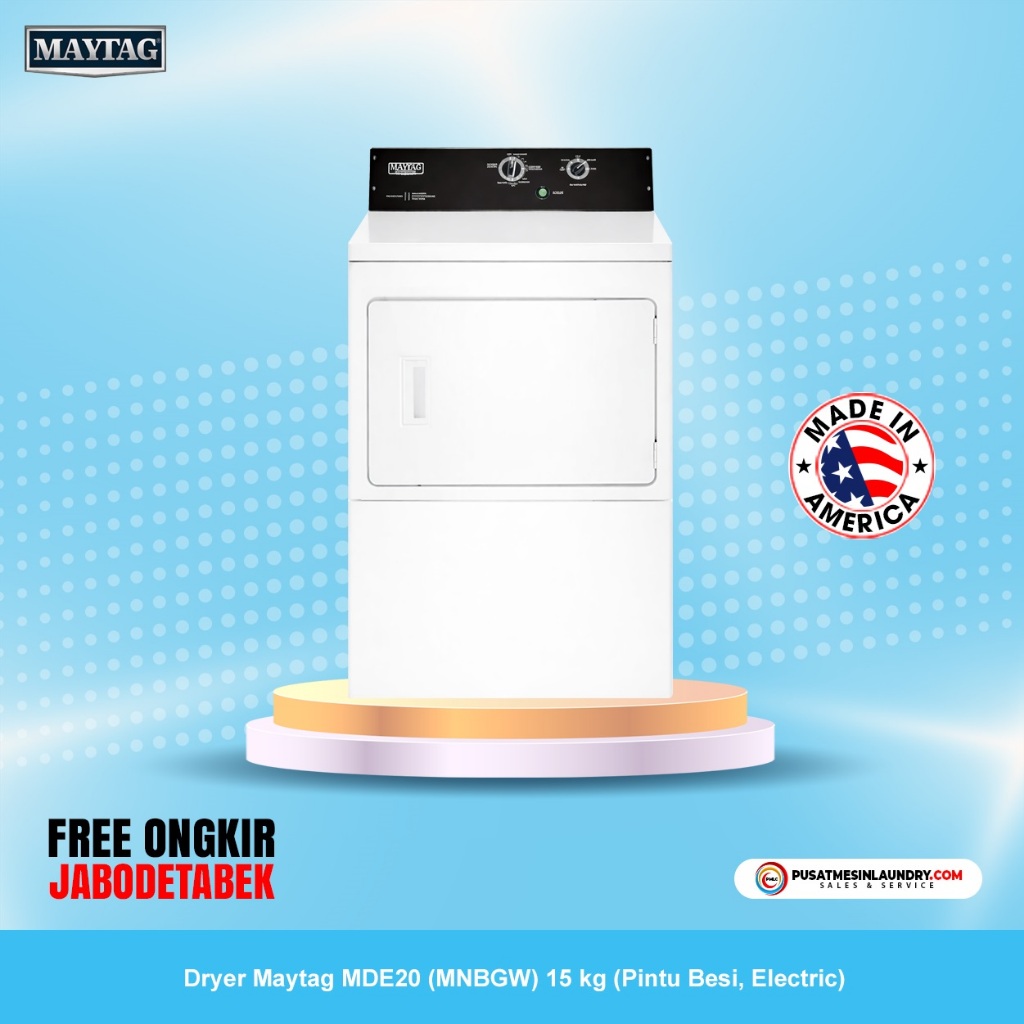 Dryer Maytag 15 Kg Tipe Listrik/ Mesin Pengering Maytag 15 Kg Analog