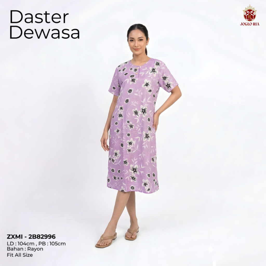 Daster Batik Wanita Set Ria Kencana | Setelan Batik Wanita Adem Katun Nyaman Dipakai Harian