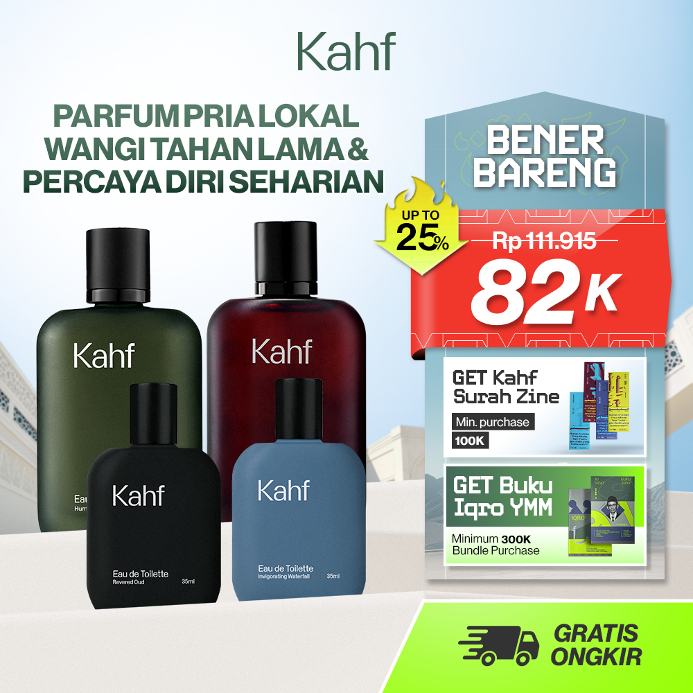 NEW Kahf Fragrance Series - Eau de Toilette 35 ml & Eau de Parfum 100 ml - EDT EDP Fragrance - Parfu