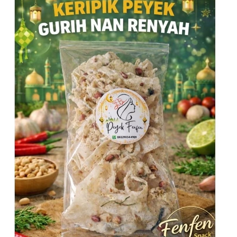 Peyek Kacang Tanah | Peyek Kacang |Rempeyek Kacang | Snack | Cemilan | Makanan Ringan
