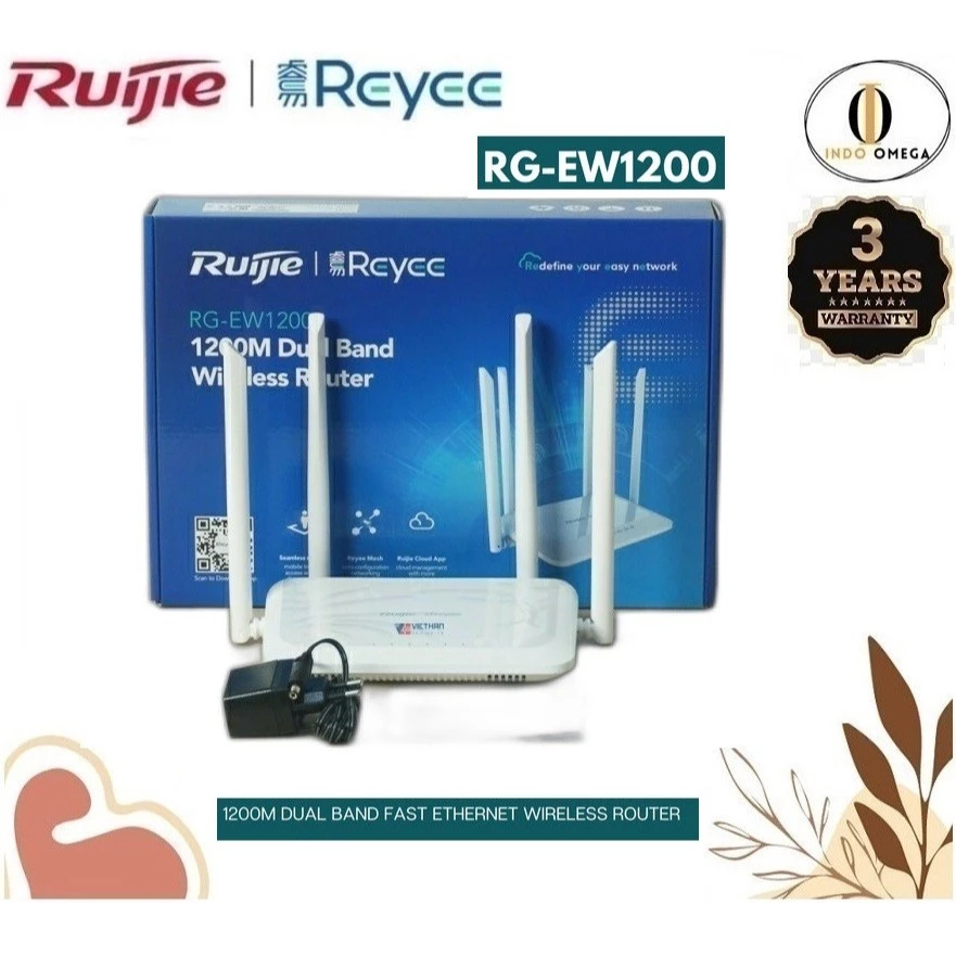 Ruijie Reyee RG-EW1200 AC1200 Dual Band Wireless Router 1200Mbps WiFi Router
