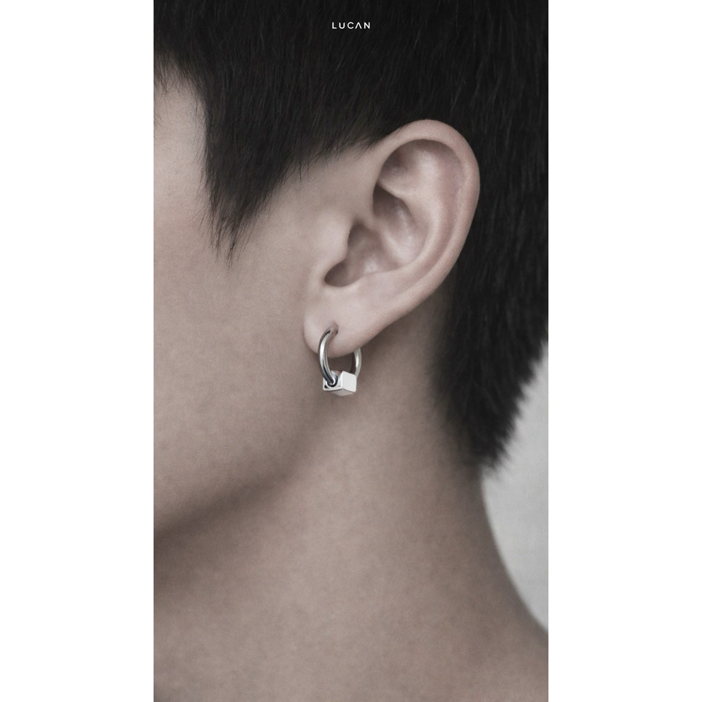 LUCAN  - Anting Lucan Armes Anting tindik pria Anting Titanium anti karat Anting Cowok keren