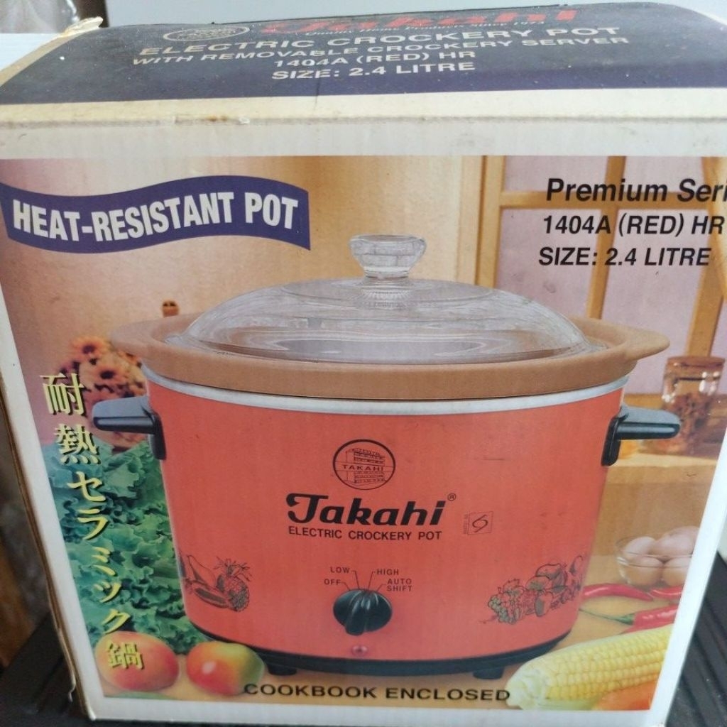 Takahi Slow Cooker 2,4 Liter hanya mesin