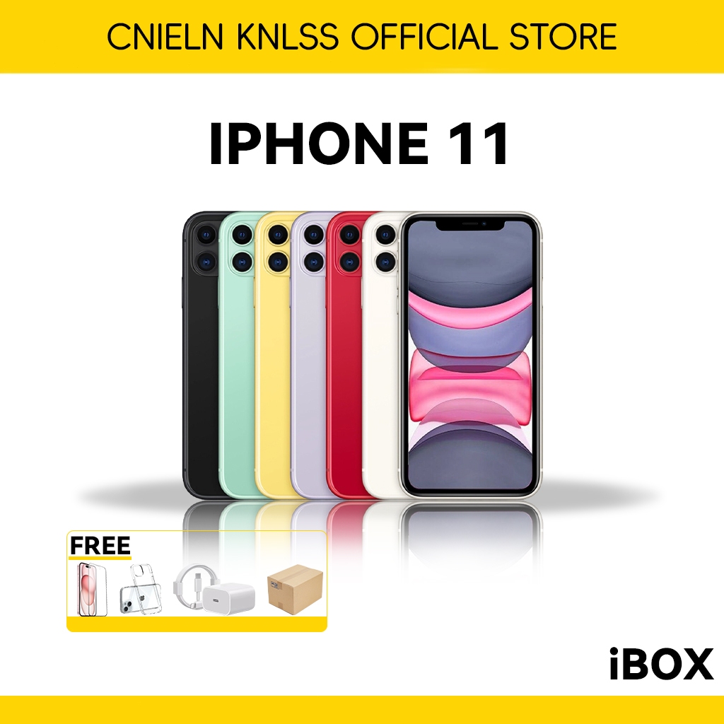 iBox iPhone 11 White 64GB 128GB 256GB 100% Original LIKE NEW  Fullse No Refurbish Ibox‌ Fullset Mulu