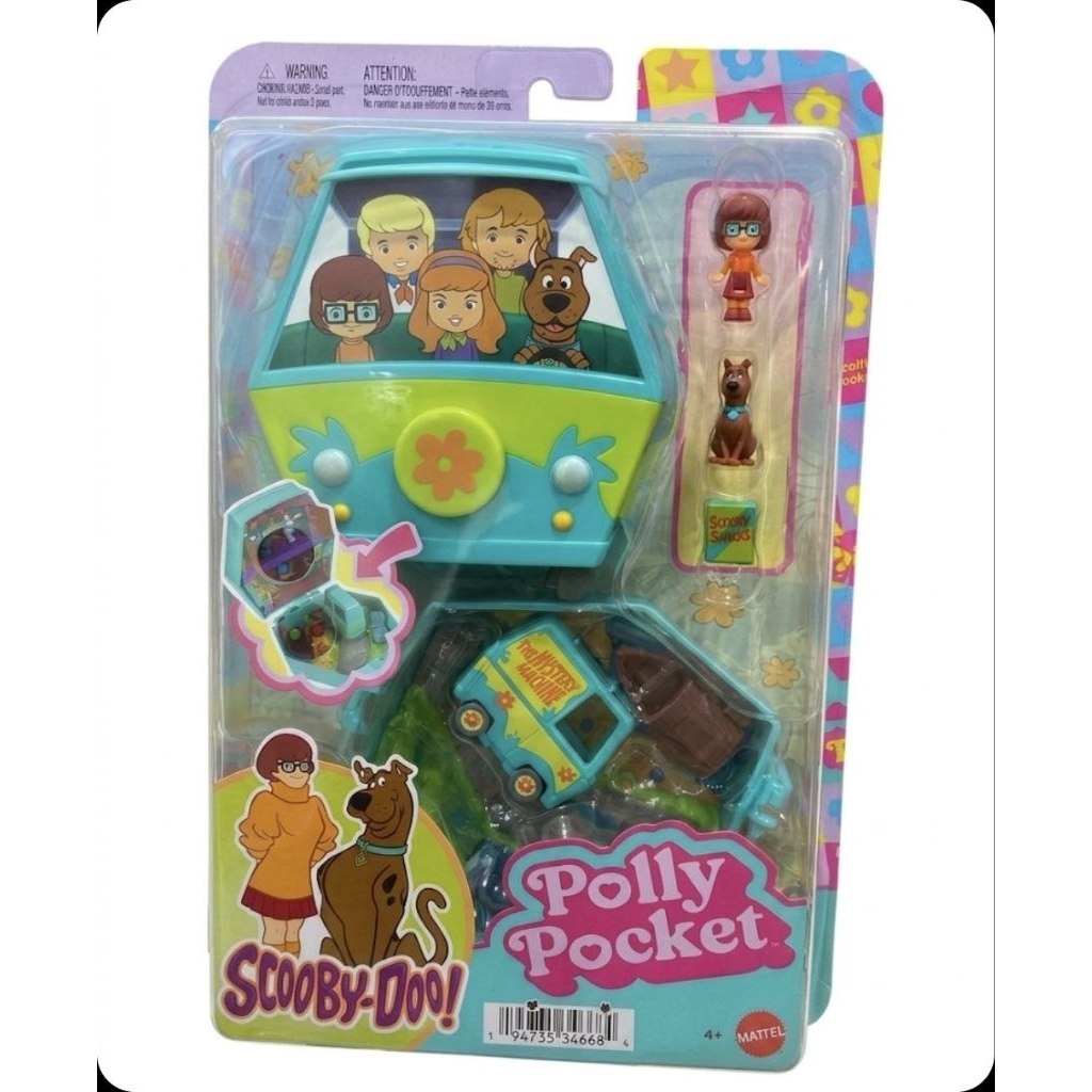 Polly Pocekt Scooby Doo/polly pocket/mainan anak/mainan polly pocket/polly pocket original mattel