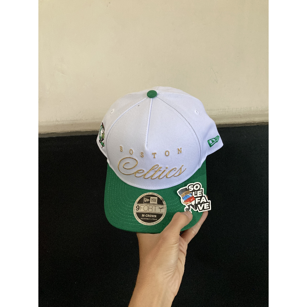 TOPI NEW ERA 940MC SNAPBACK x NBA BOSTON CELTICS NBA25 DRAFT ORIGINAL NO BOX