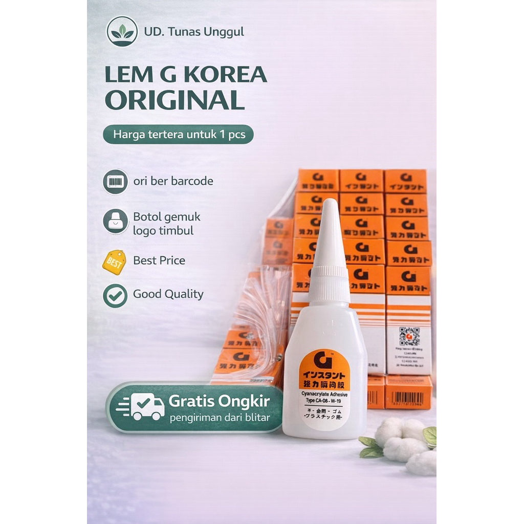 ORI LEM G KOREA ASLI “ORIGINAL”(Botol gemuk) ISI PENUH