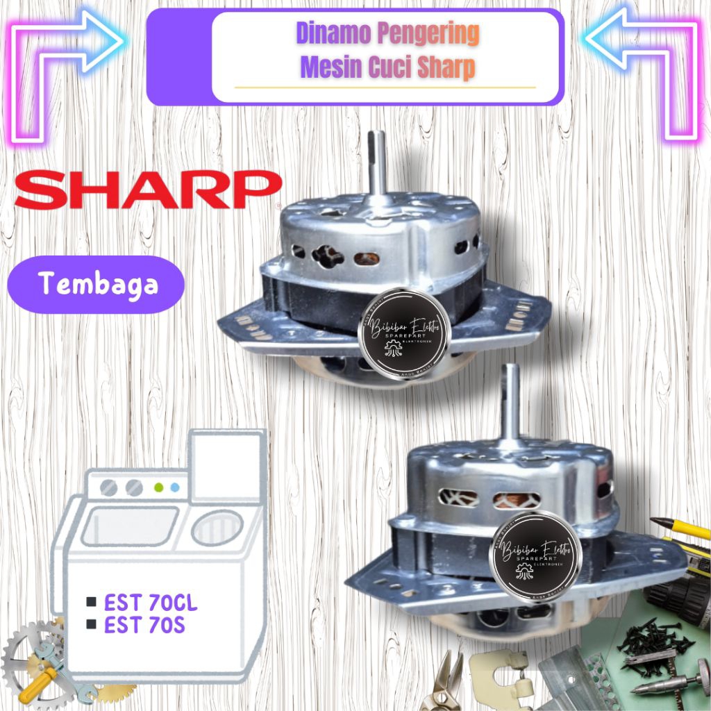 Dinamo Pengering Sharp ES T70CL/T70S