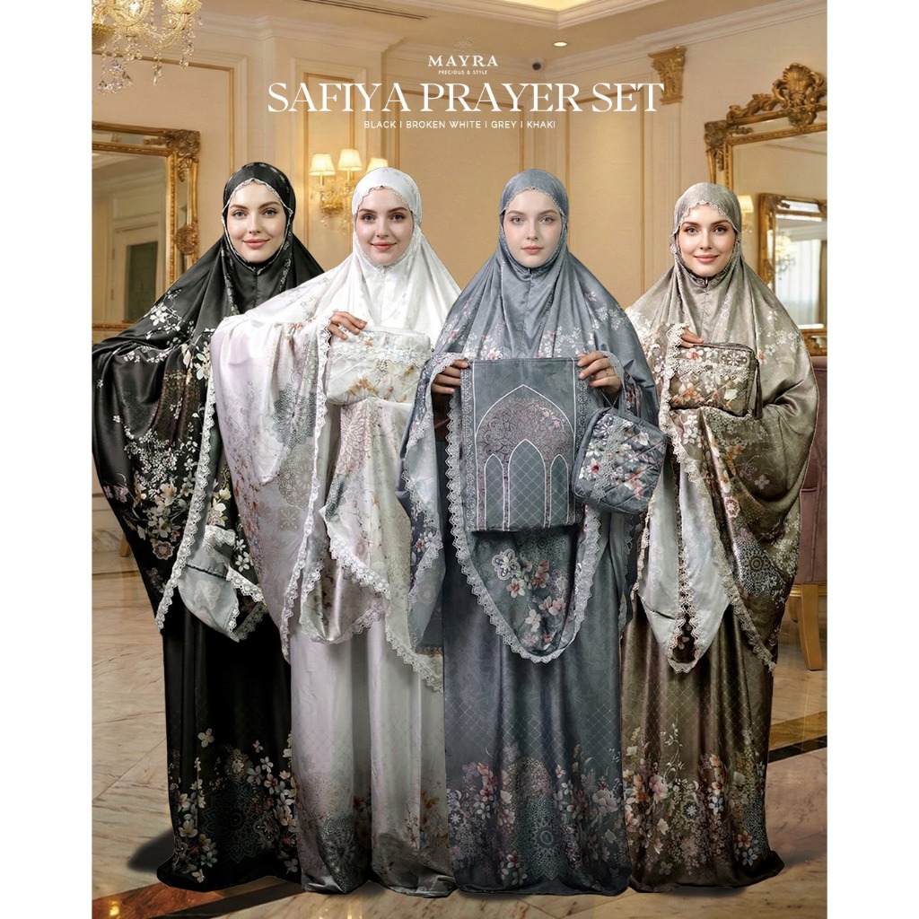 Mayra Indonesia Mukena Safiya Motif Silk Printing