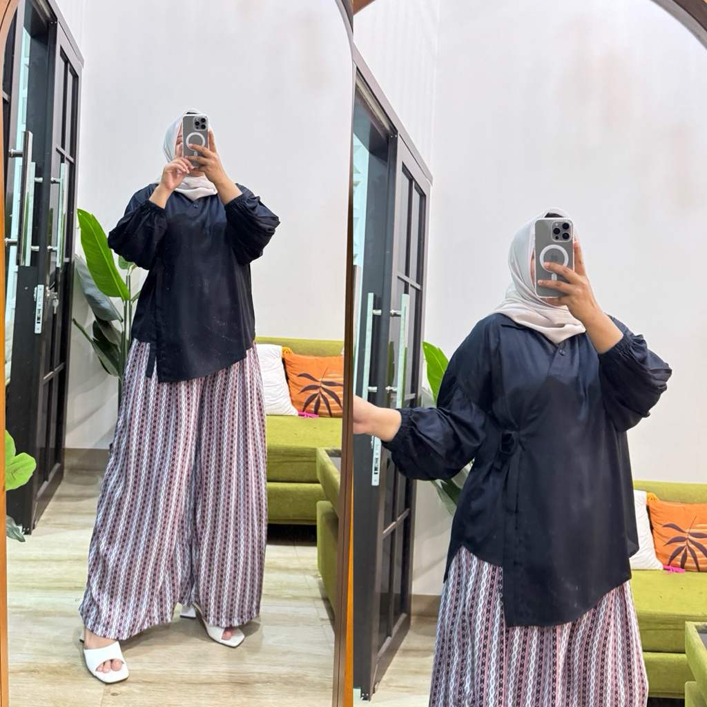 SET CELANA KANIA Set Celana Rayon Premium & Rayon Twill Super tebal