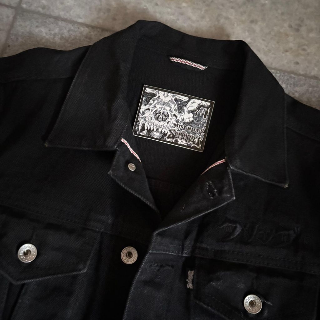 Mischief x Seringai Black Denim Jacket