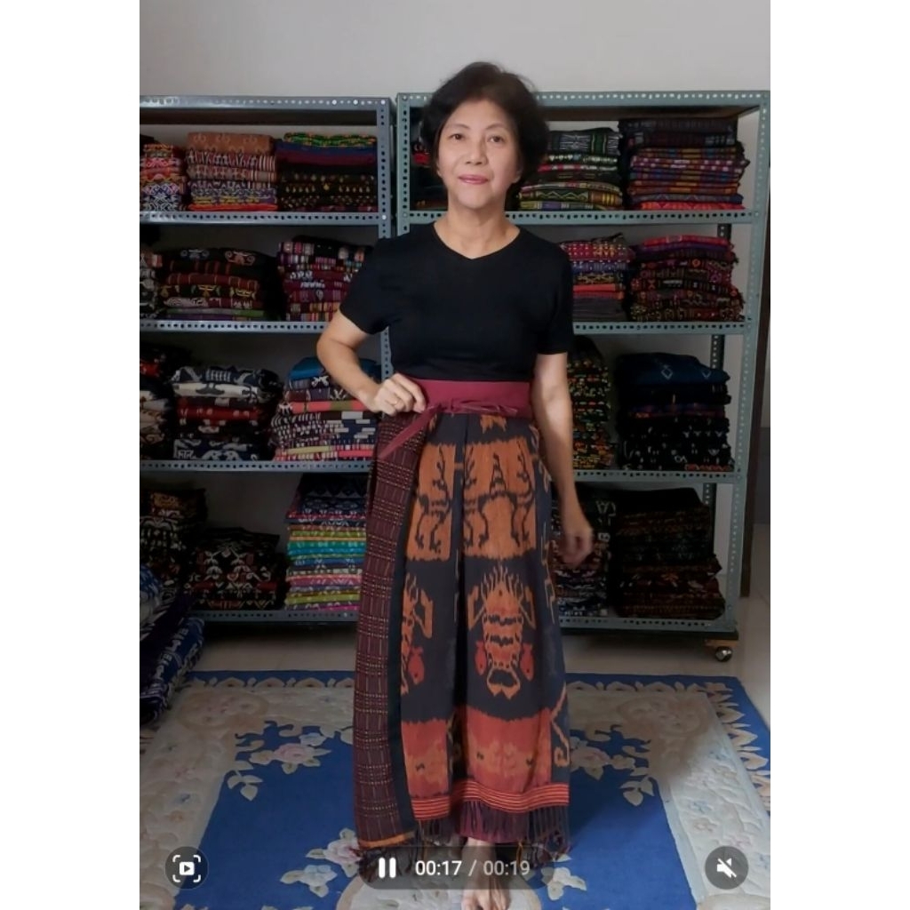 RTW 2819 Rok lilit tenun asli Sumba, NTT