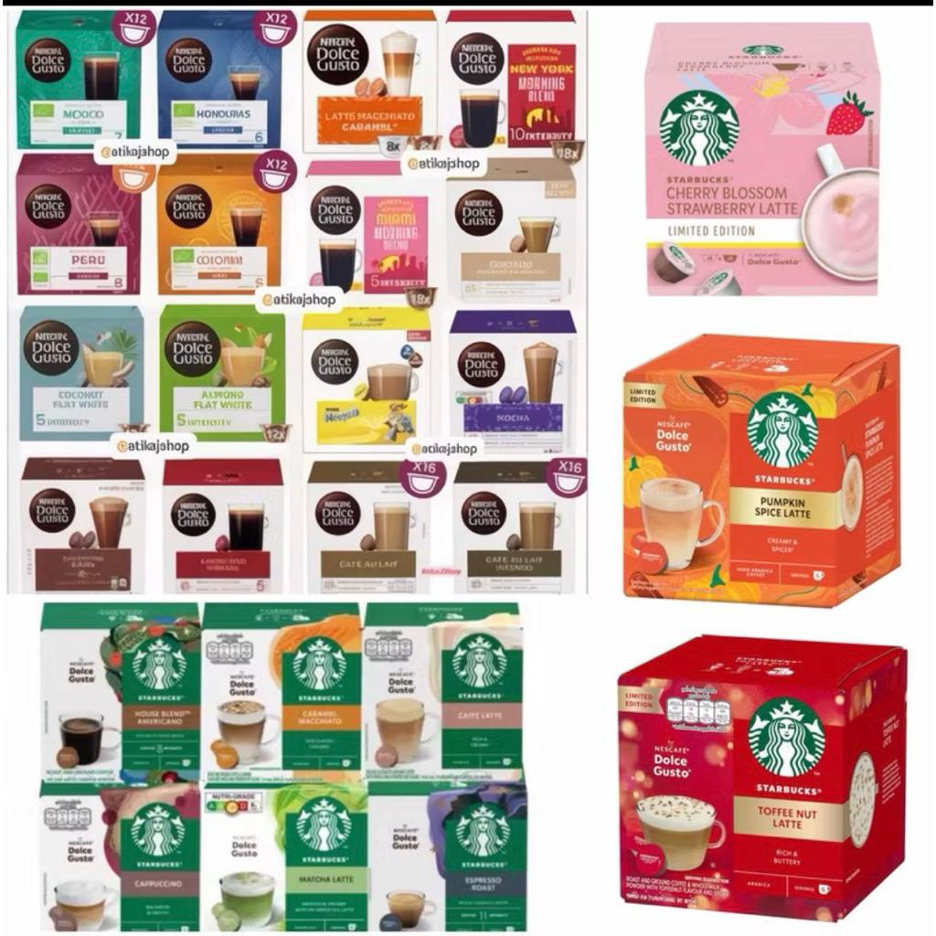 Nescafe Dolce Gusto NDG Starbucks Coffee Capsule - Import