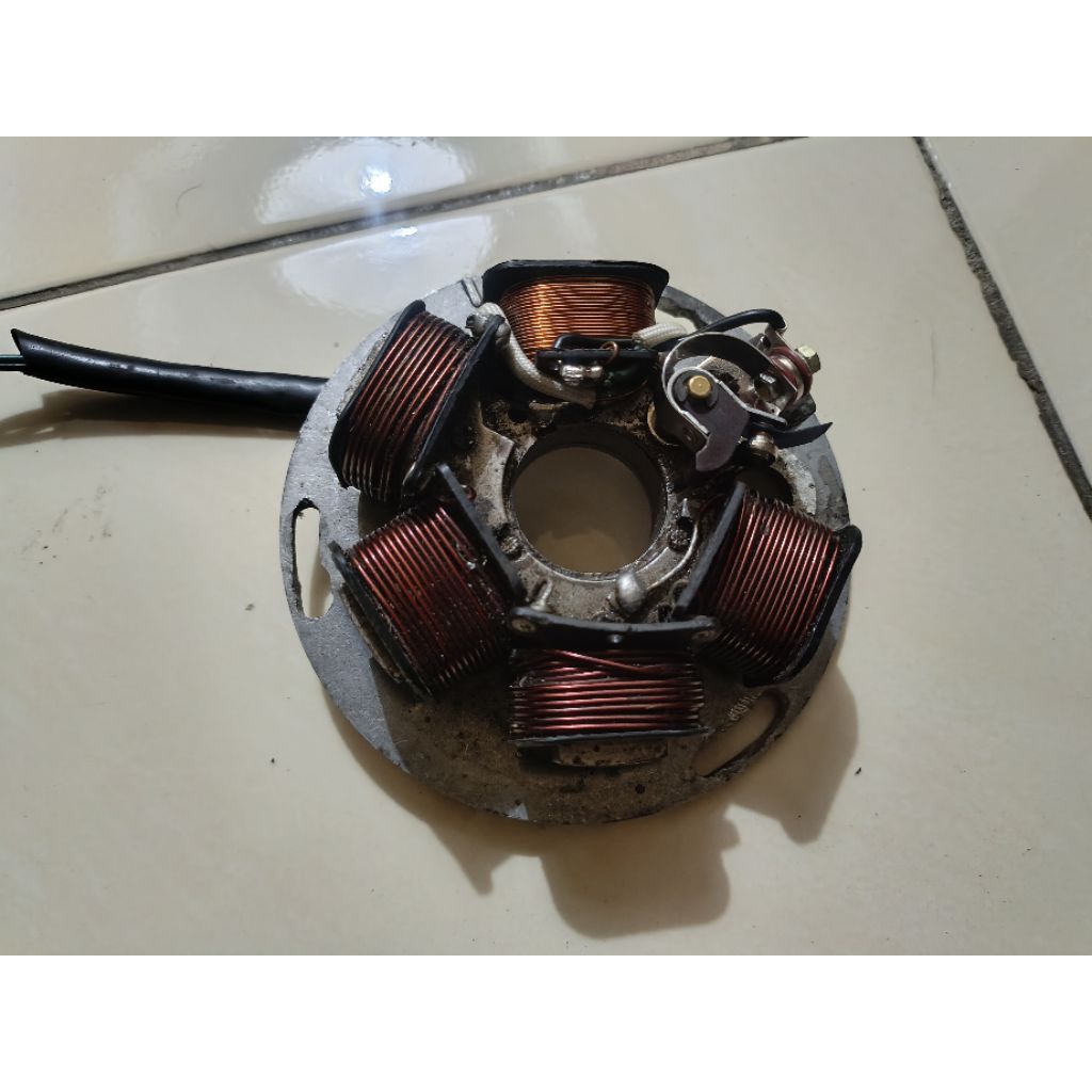 napur/pengapian platina spul 5 Vespa px original 2nd