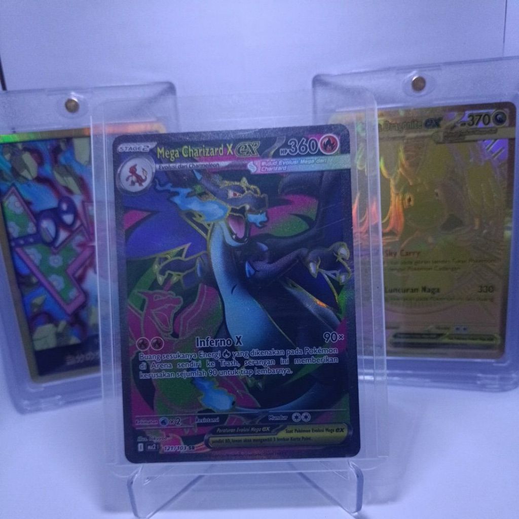 pokemon MA2 Special Rare / SR mega charizard X original indonesia