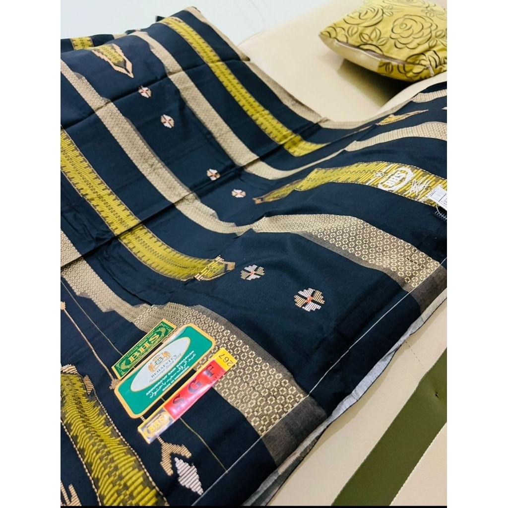 SARUNG BHS SGF GOLD SUTERA SPUNSILK 210 HITAM LIMITED
