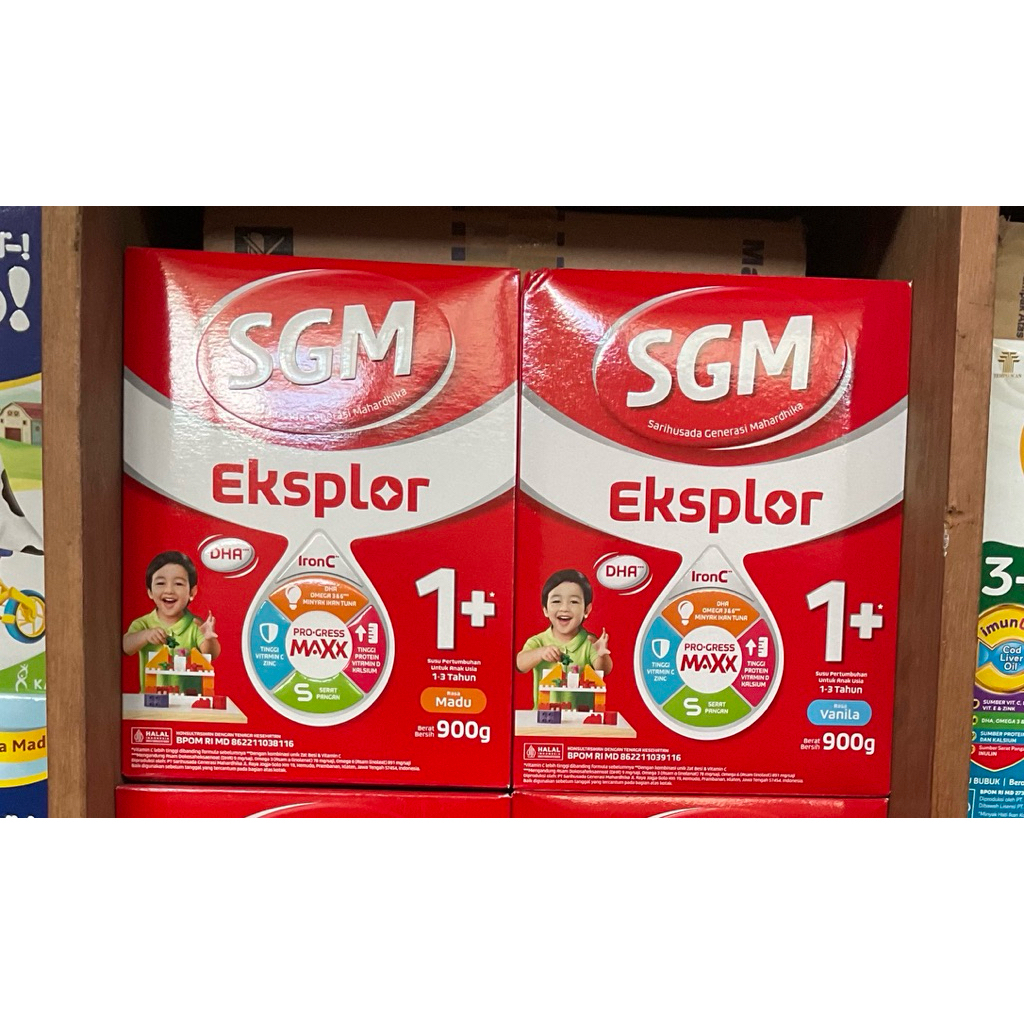 SGM 1+ 1-3 tahun 900g gr gram madu vanila