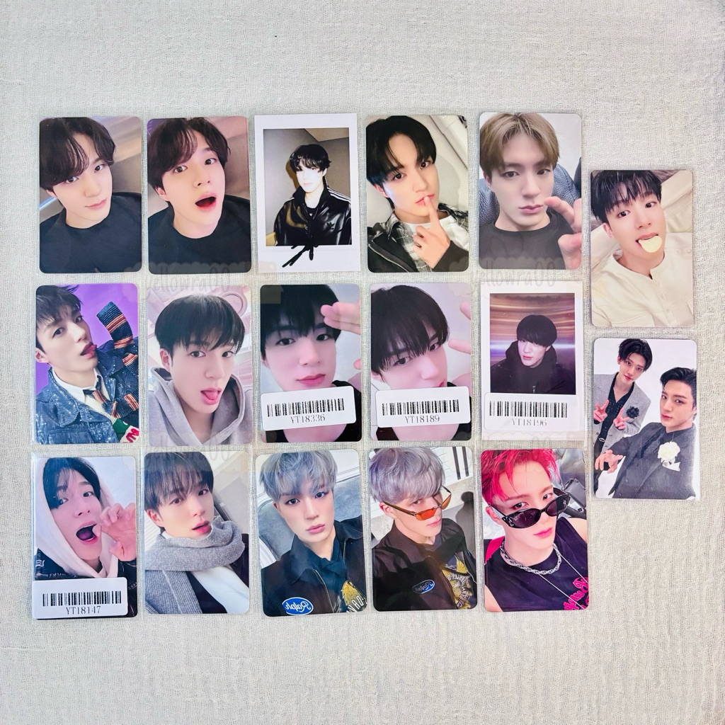 |Ready Stock| PC Photocard Pola nct jeno kyu pragos kacamata syal maung hormat mangap melet pob bene