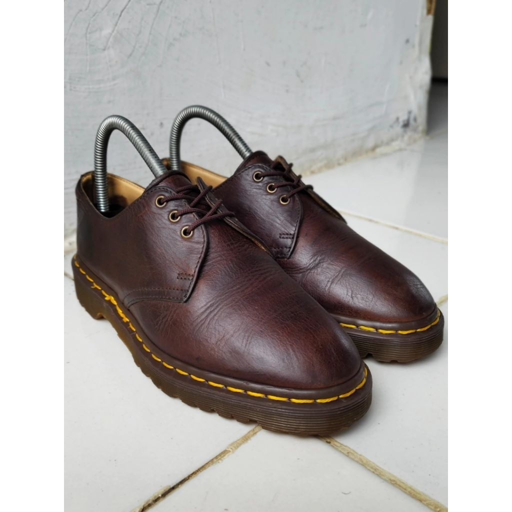Dr martens 1461 crazy horse army sole Size 5UK/38 (24cm) made in england original docmart
