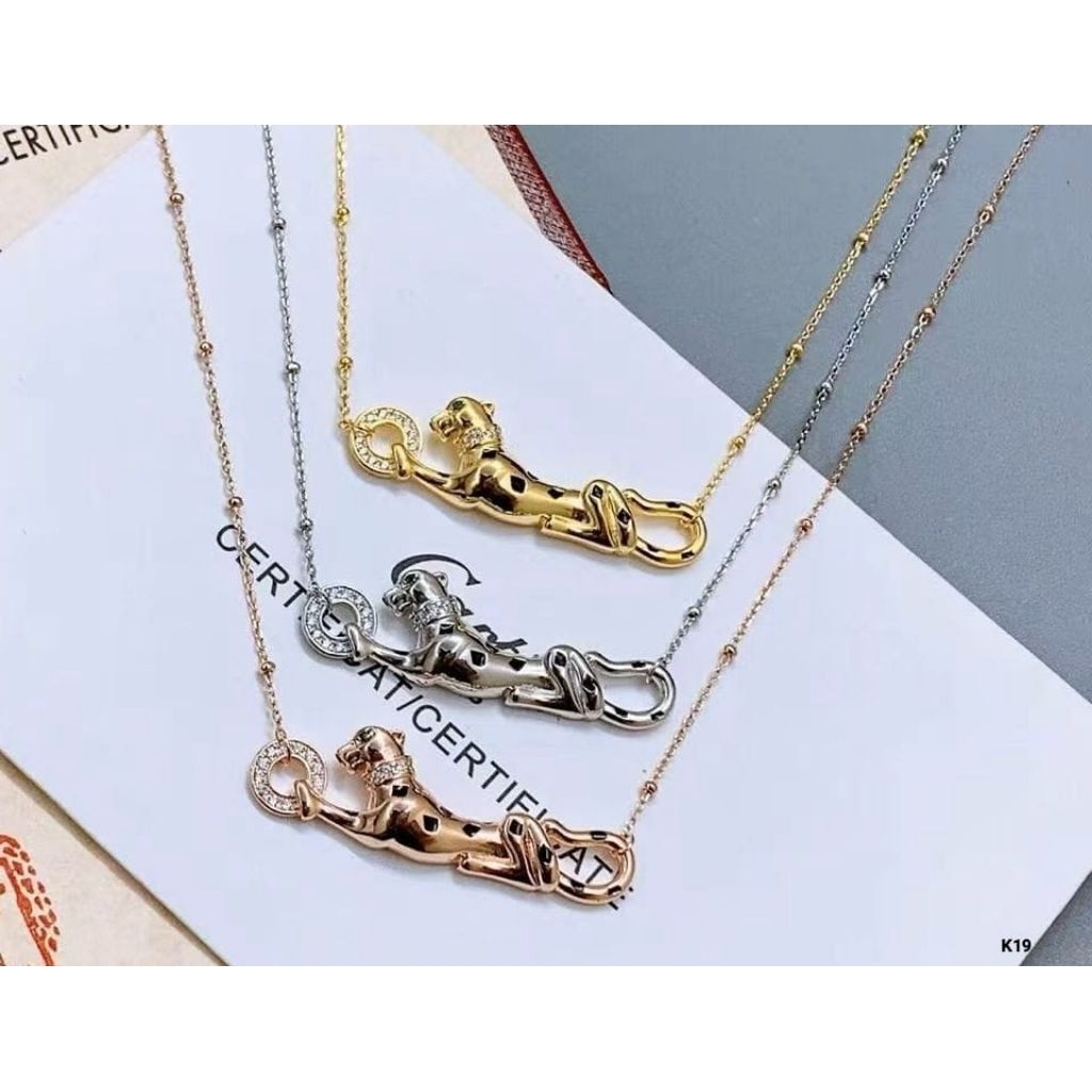 Kalung titan liontin macan