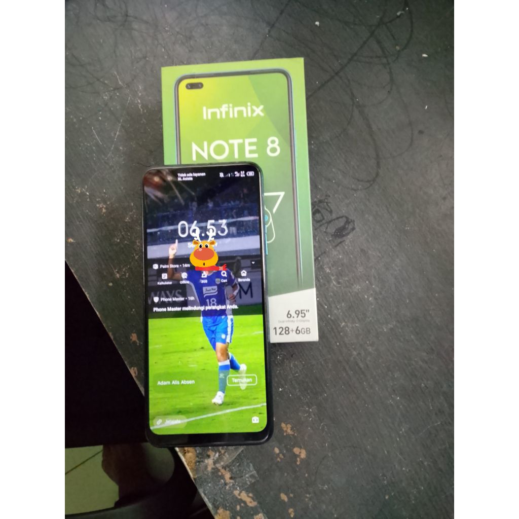Hp Infinix Note 8 Ram 6/128 Second