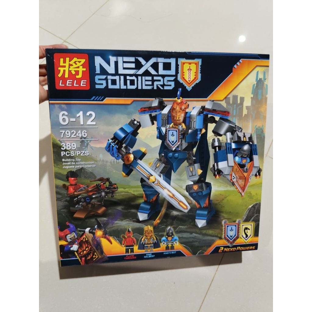 Lego LELE NEXO SOLDIERS 79248 umur 6-12thn 389 pcs.