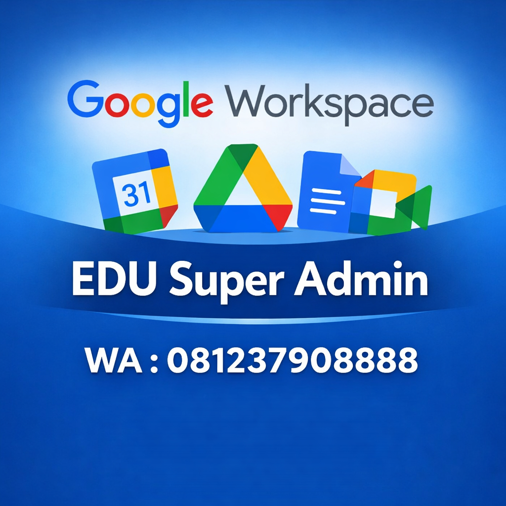 GSUITE EDU Super Admin 2500 users Stok 1
