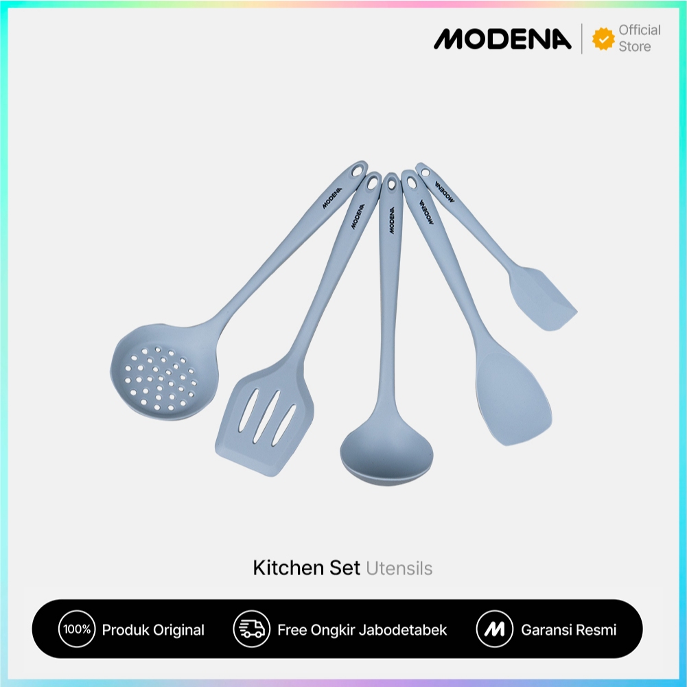 MODENA Silicone Kitchen Utensil Set