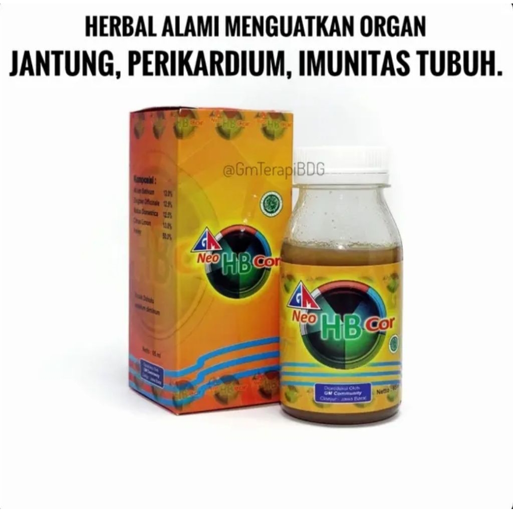 Hb core GM/herbal gm original baik untuk jantung/koroner