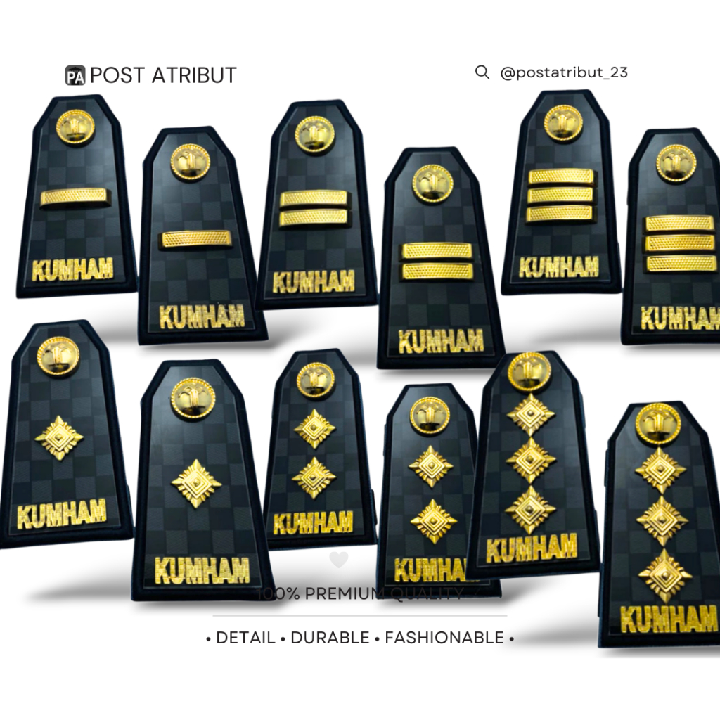 Standar Pangkat PDU KUMHAM Golongan 3A-4B PDU Logam akrilik Terbaru / Pangkat KUMHAM TERBARU / Atrib