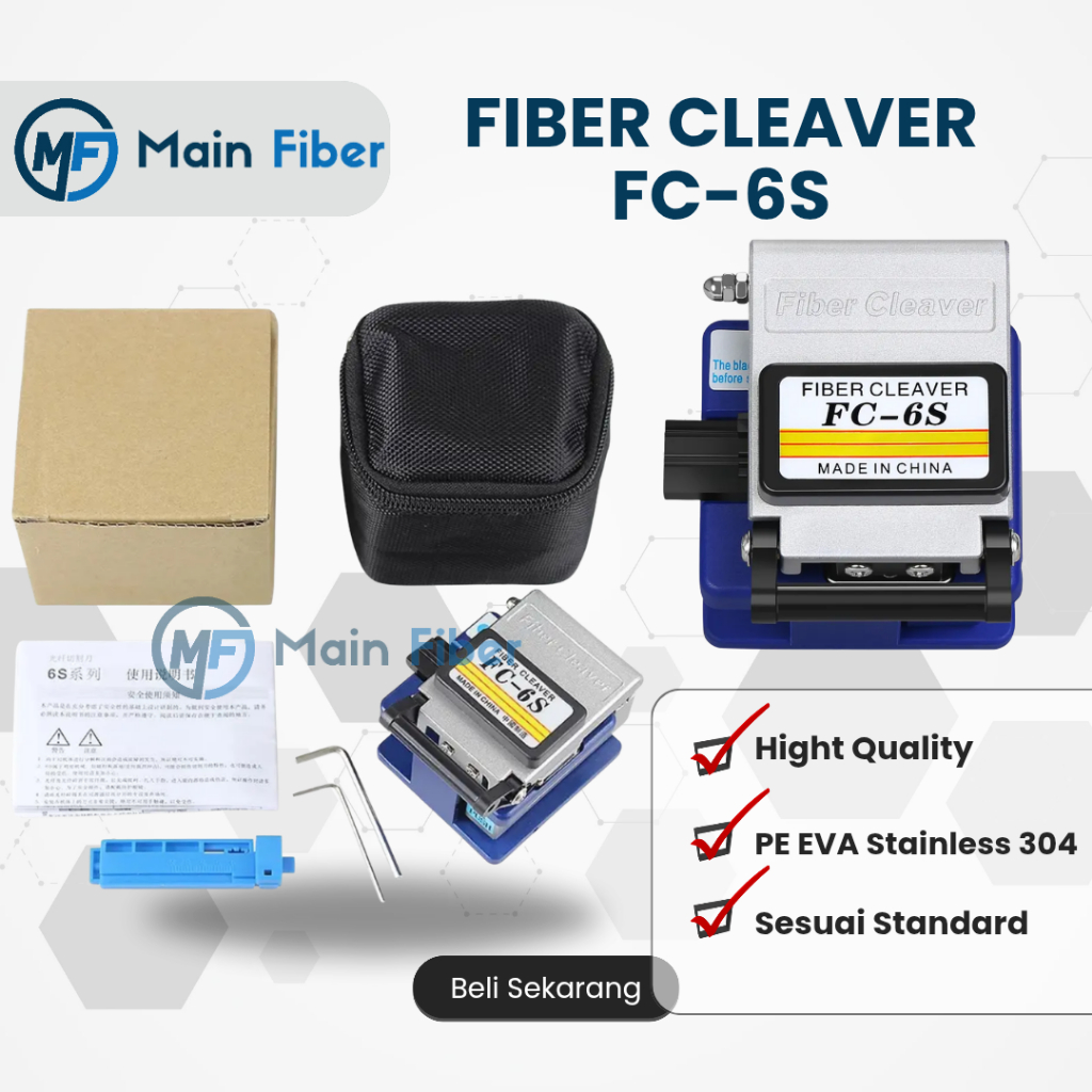 FC-6S Fiber Cleaver Pemotong Serat Optik FTTH Model Sumitomo