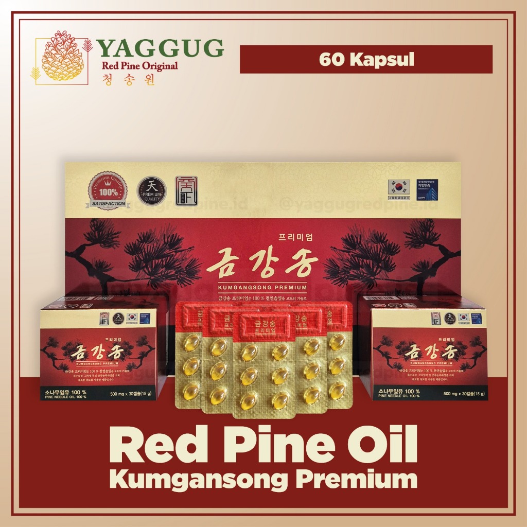 Red Pine Oil Kumgangsong Korea Premium - Best Seller Yaggug
