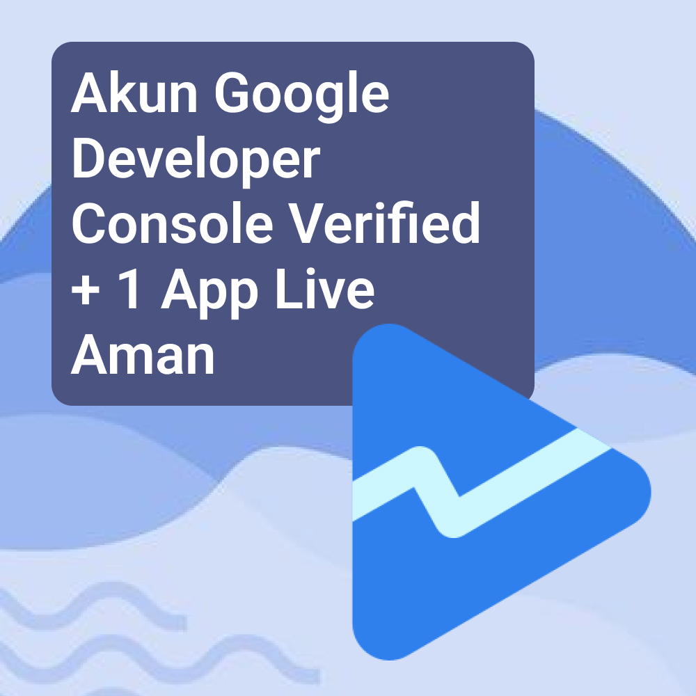 Akun Google Developer Console (Godev) Verified + 1 App Live Aman