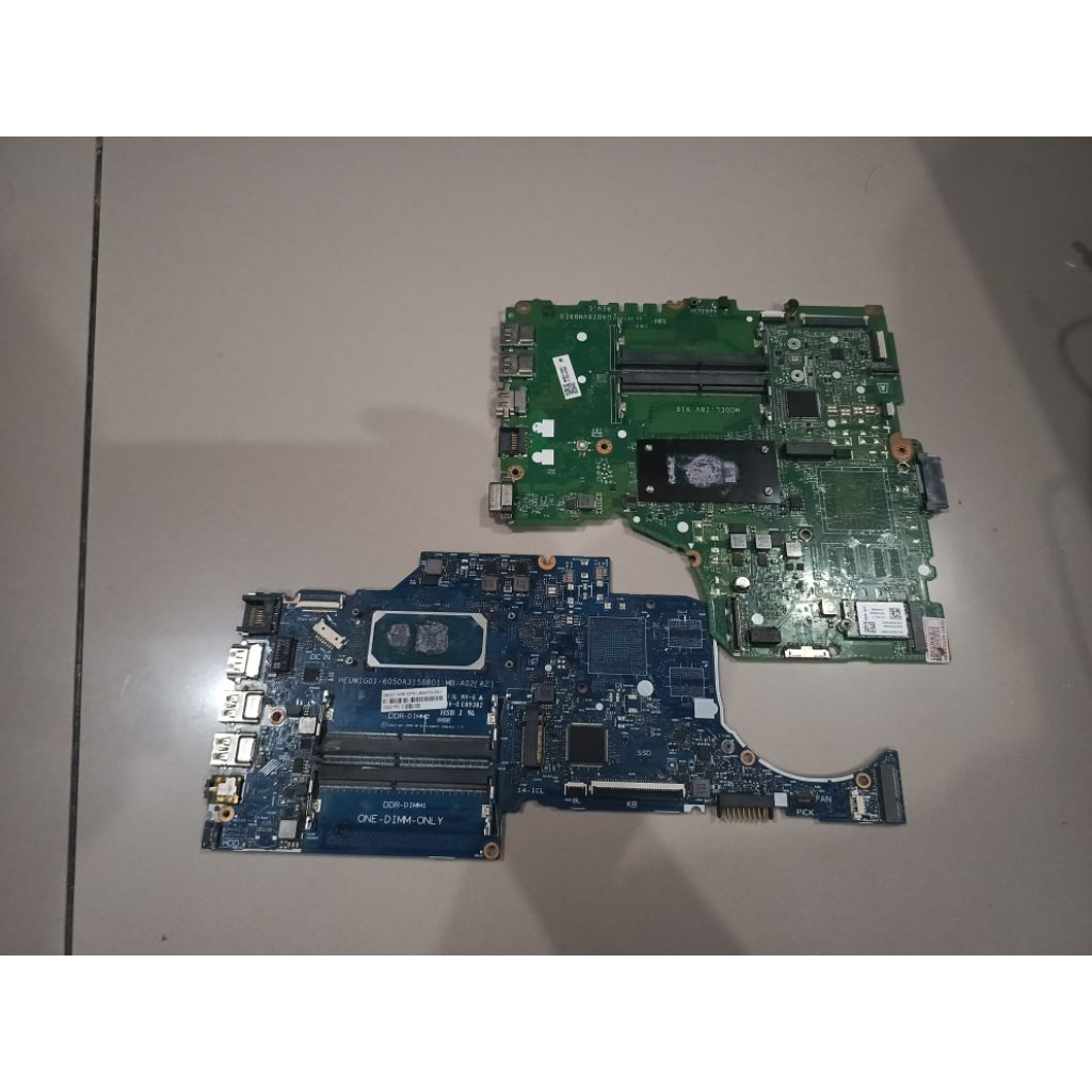 mobo Acer E5-475 core i3 gen 6& hp 14s core i3 gen 10