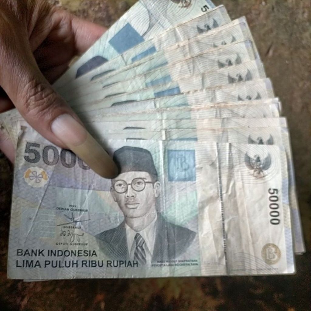 Uang 50000 wr Supratman 1999