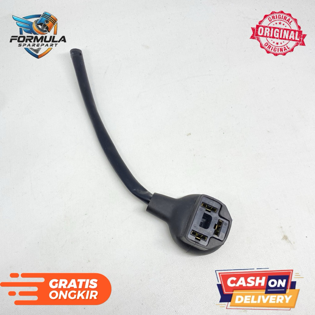 Soket Fitting Lampu Depan H4 Universal Motor Mobil Original