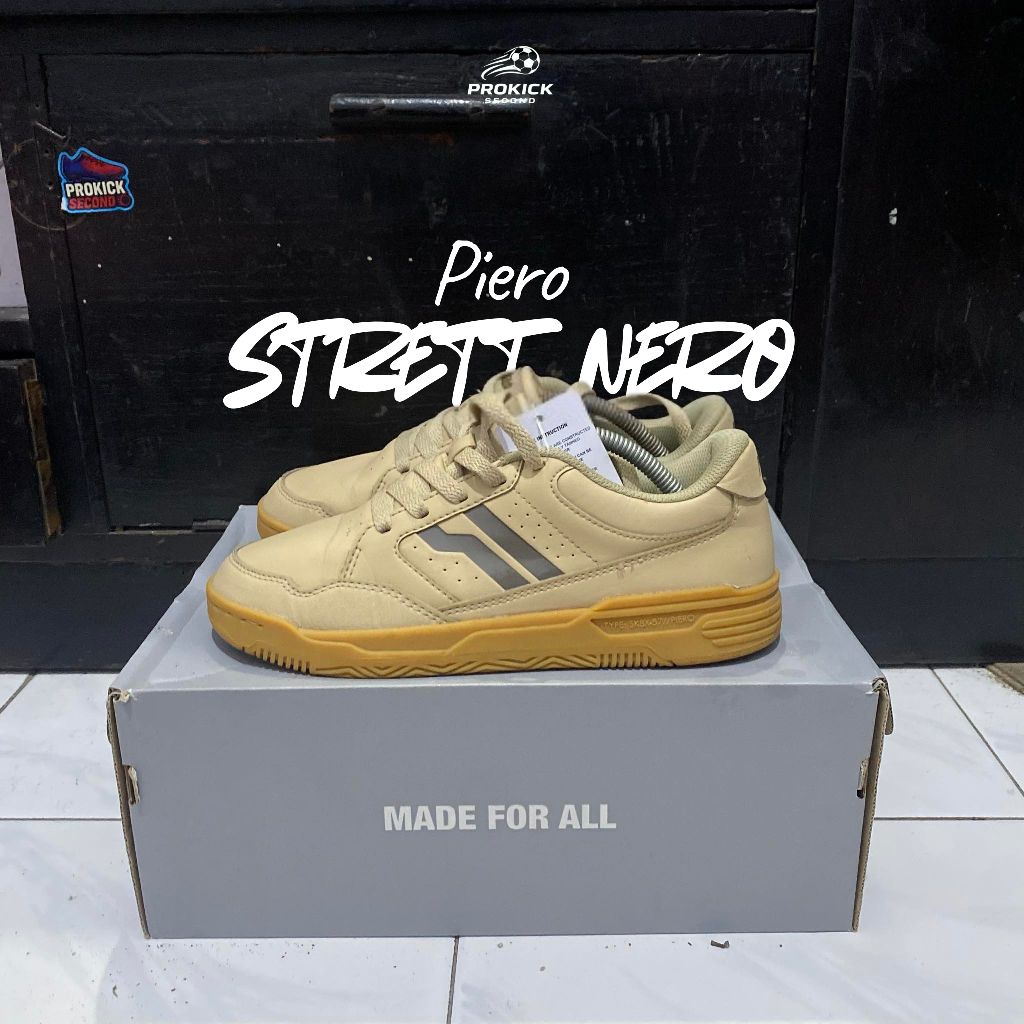 Sepatu Sneakers Pireo Street Nero Sz 38 Original Second